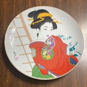“5/$20” Vintage Japanese Geisha Decorative Plate